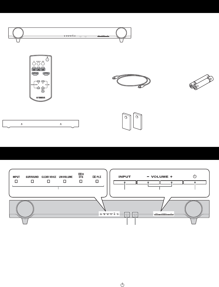 Bedienungsanleitung Yamaha YAS-101 (Seite 4 von 114) (Deutsch, Englisch