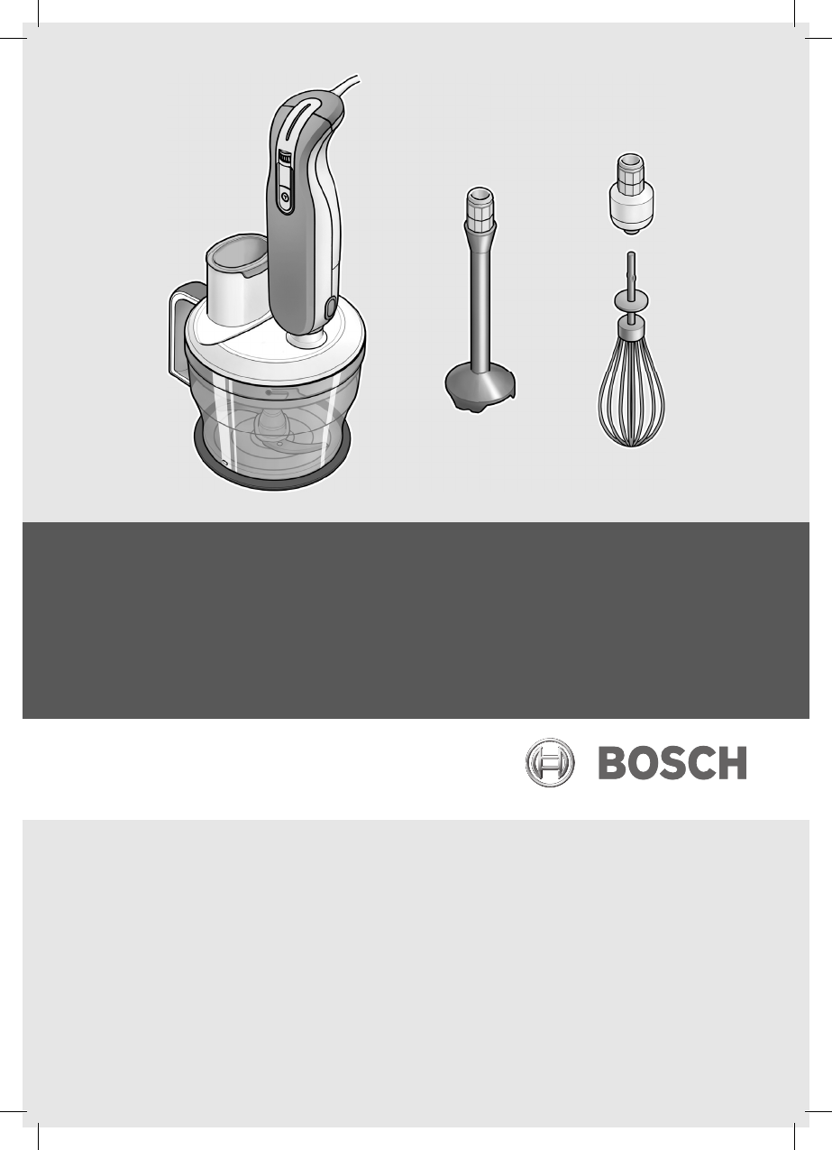 Bedienungsanleitung Bosch Msm7800 Seite 1 Von 16 Englisch