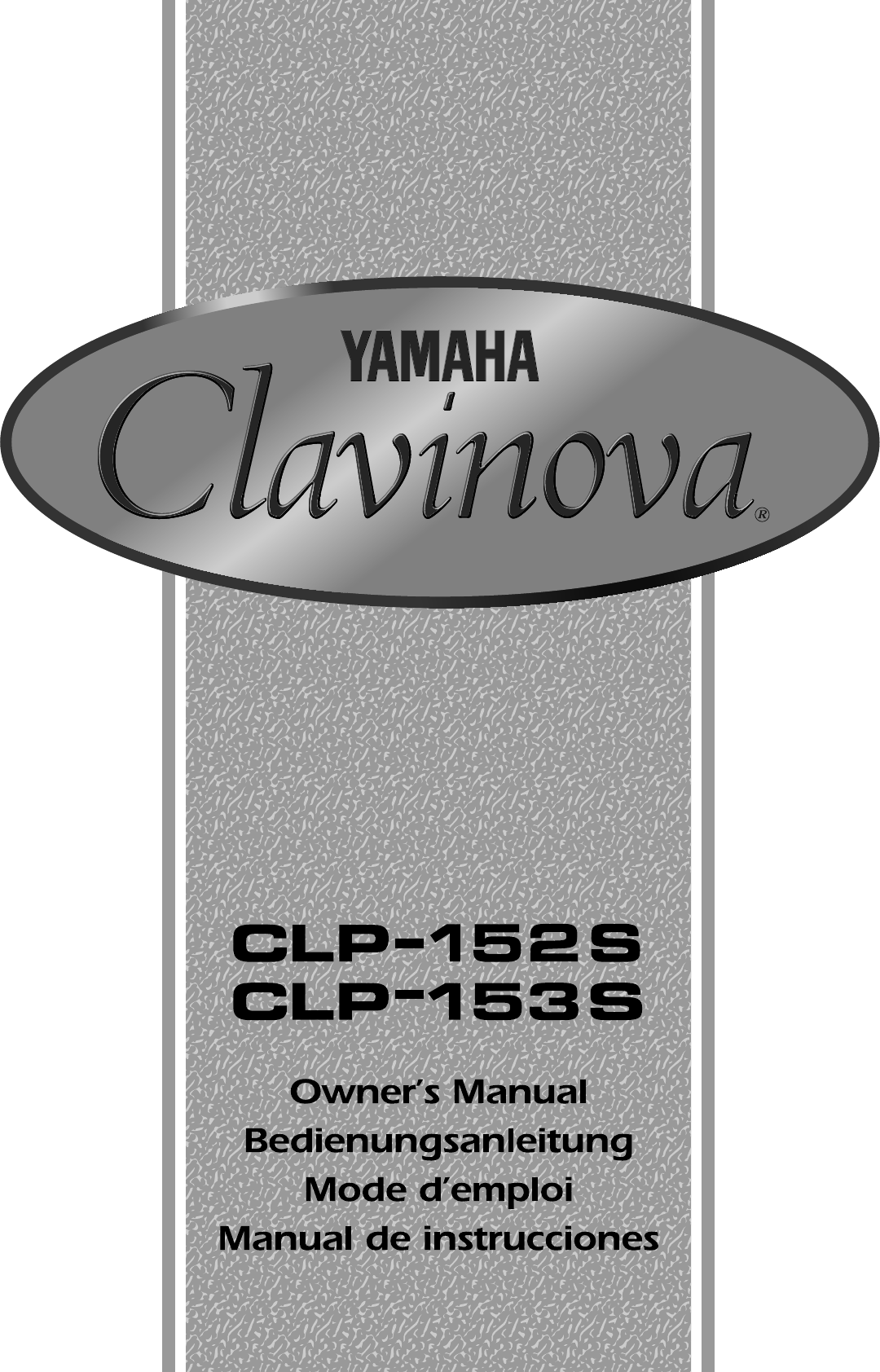 Bedienungsanleitung Yamaha CLP-153S (Seite 1 von 29) (Deutsch)