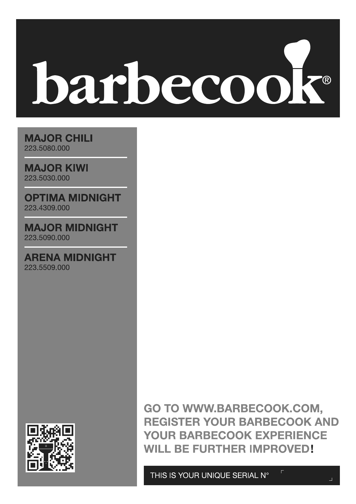 wapenkamer Vies Cumulatief Bedienungsanleitung Barbecook Arena Midnight (Seite 1 von 112) (Alle  Sprachen)