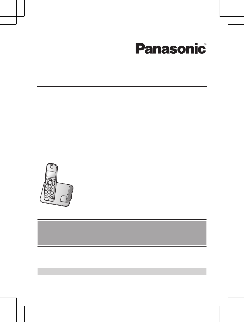 versión importada Panasonic KX-TGE220 Teléfono Teléfono DECT, 50 entradas, Identificador de Llamadas, Champán