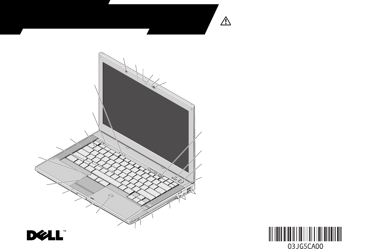 Bedienungsanleitung Dell Latitude E6410 Seite 1 Von 8 Deutsch