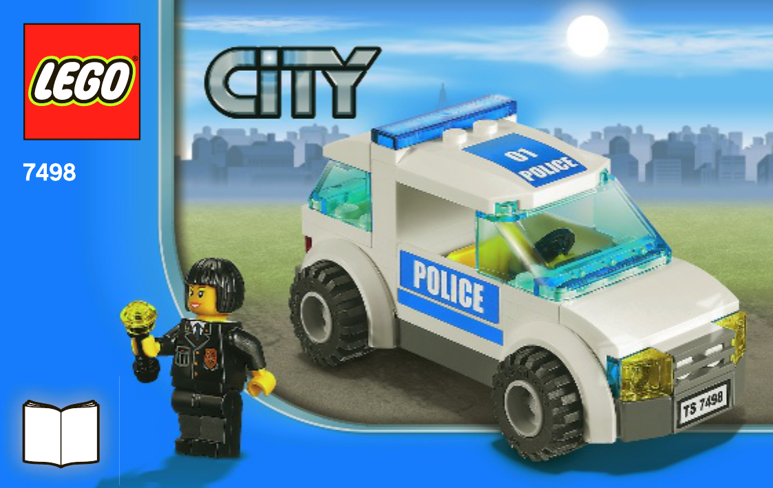 Bedienungsanleitung Lego City Police - Police Station 1 7498 (Seite 1 von 20) (Deutsch, Englisch, Holländisch, Dänisch, Französisch, Italienisch, Portugiesisch, Spanisch, Polnisch, Türkisch, Finnisch)