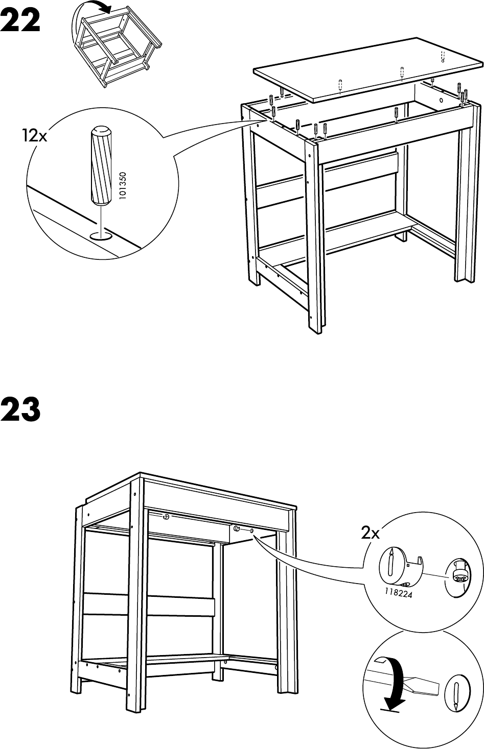 Bedienungsanleitung Ikea Laiva Bureau Seite 16 Von 16 Danisch